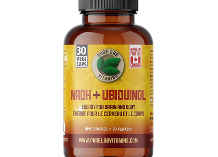 Pure Lab - NADH 10mg + Ubiquinol 40 mg | 30 Capsules