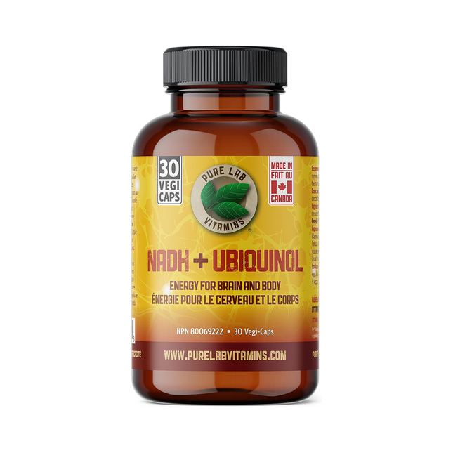 Pure Lab - NADH 10mg + Ubiquinol 40 mg | 30 Capsules