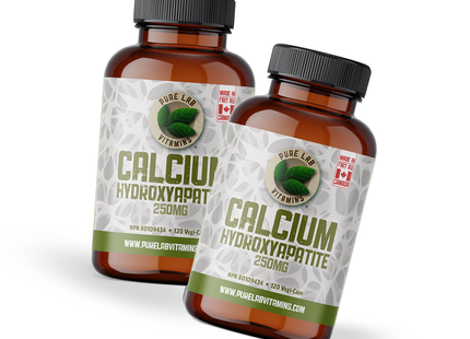 LOT DE 2 ! Pure Lab - Hydroxyapatite de calcium | 250 mg x 120 gélules végétales