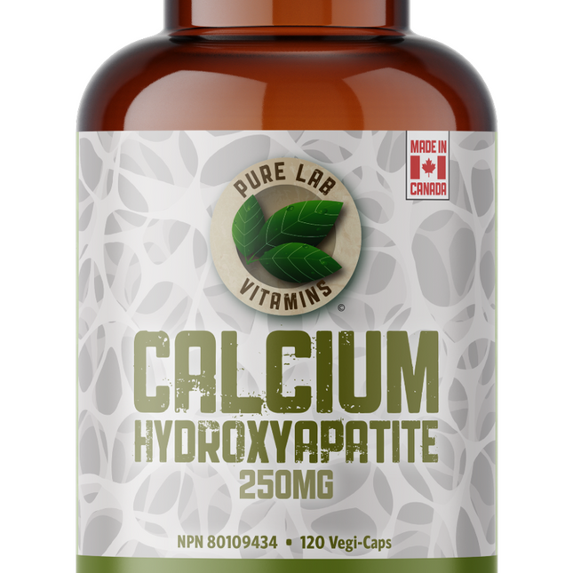 Pure Lab - Hydroxyapatite de calcium | 250 mg x 120 capsules végétales