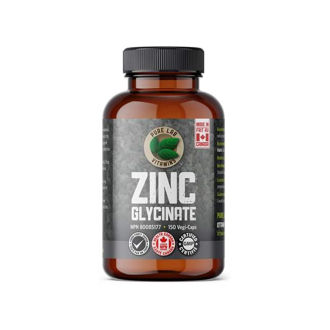 Pure Lab - Zinc Glycinate 23 mg | 150 Capsules