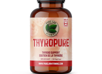 Pure Lab - Thyropure Thyroid Support | 120 Vegi Caps