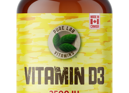 Pure Lab - Vitamin D3 Vegi-Caps - | 2500 IU x 240 Caps