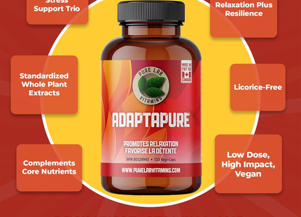 Pure Lab - AdaptaPure - Promotes Relaxation | 120 Capsules