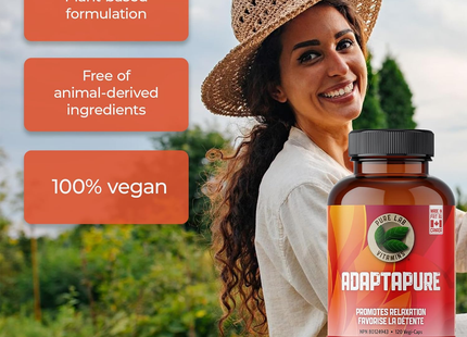 Pure Lab - AdaptaPure - Promotes Relaxation | 120 Capsules