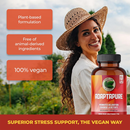 Pure Lab - AdaptaPure - Promotes Relaxation | 120 Capsules