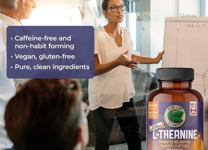 Pure Lab L-Theanine 125 mg, Chewables, Sugar Free | 150 Tablets