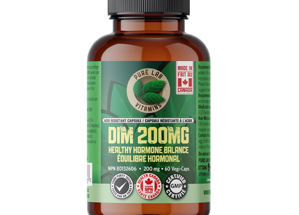Pure Lab - DIM 200mg, Acid Resistant Caps | 60 Capsules