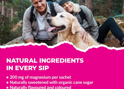 Pure Lab - Magnesium Glycinate Raspberry & Lemon Powder Mix | 30 Sachets