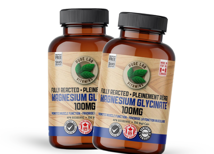2-PACK! Pure Lab - Magnesium Fully Reacted 100 mg | 150 Capsules