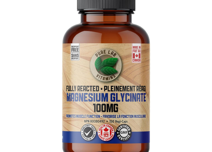Pure Lab - Magnesium Fully Reacted 100 mg | 150 Capsules