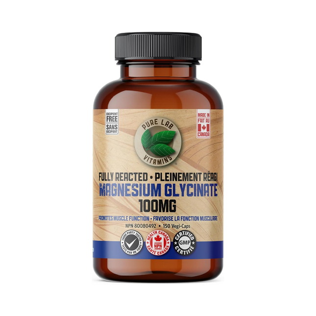Pure Lab - Magnesium Fully Reacted 100 mg | 150 Capsules