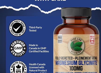Pure Lab - Magnesium Fully Reacted 100 mg | 150 Capsules