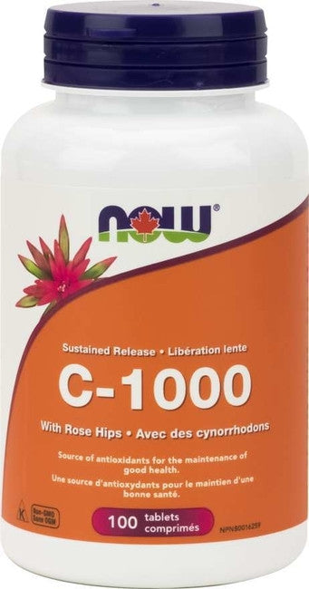 NOW Sustained Release Vitamin C | 100 Caps