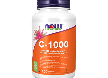 NOW C-1000 avec bioflavonoïdes | 100 capsules