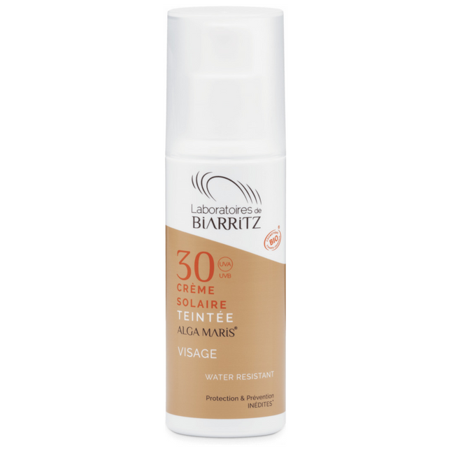 Biarritz - Crème solaire teintée visage Algamaris SPF30 | 50ML