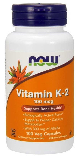 NOW Vitamine K2 100 mg | 100 capsules