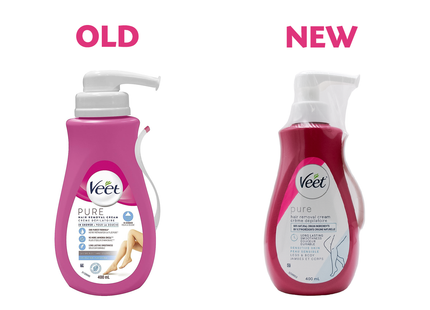 Veet - Crème Dépilatoire Pure pour Peaux Sensibles | 400 ml