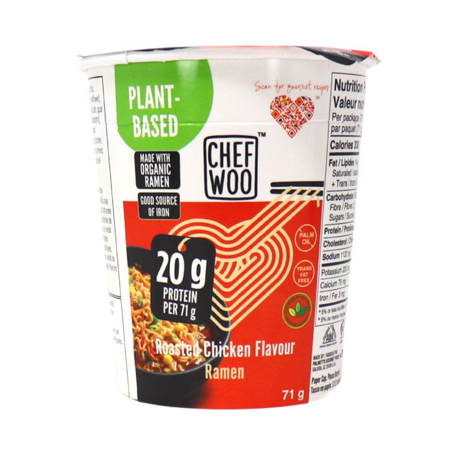 Chef Woo - Plant-Based Roasted Chicken Flavour Ramen | 71 g