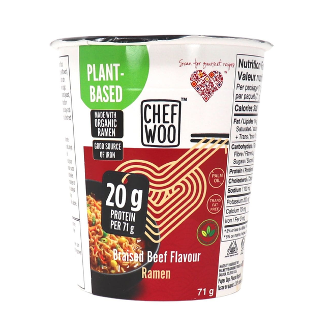 Chef Woo - Plant Based Ramen - Beef Flavour