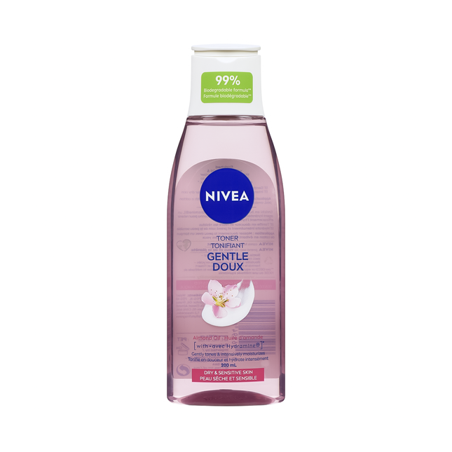 Nivea - Gentle Toner with Almond Oil for Dry and Sensitive Skin | 200 mL