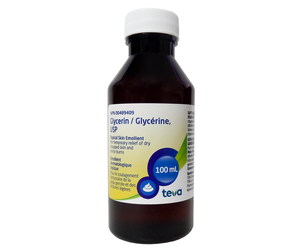 Teva - Émollient cutané topique à la glycérine USP