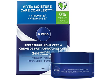 Nivea - Refreshing Night Cream, 24H Moisture | 50 mL