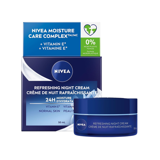 Nivea - Crème de nuit rafraîchissante, hydratation 24 h | 50 ml