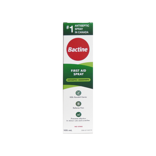 Bactine - Spray Antiseptique Premiers Secours | 105 ml