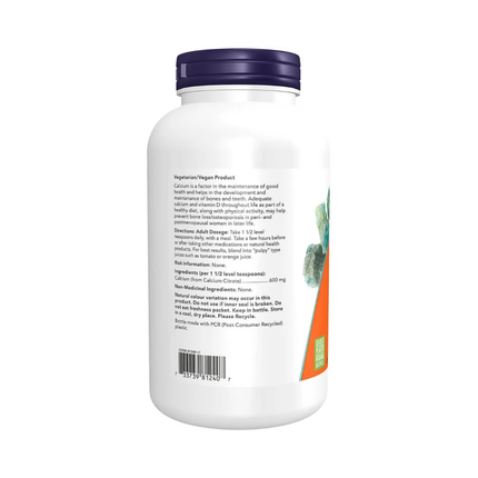 NOW - Citrate de calcium en poudre | 227 g