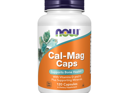 NOW - Cal-Mag + Vitamine D | 120 gélules