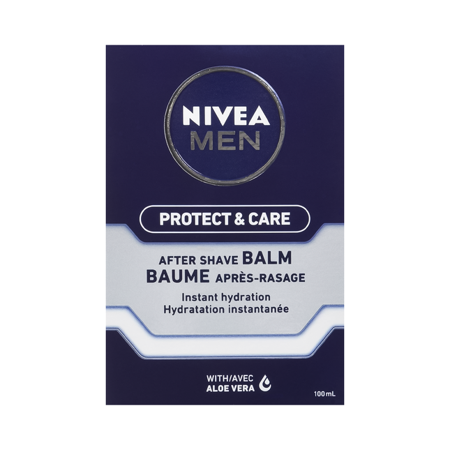 Baume après-rasage Nivea Men - Protect &amp; Care à l'aloe vera | 100 ml