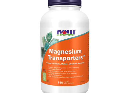 NOW - Magnesium Transporters | 180 Capsules