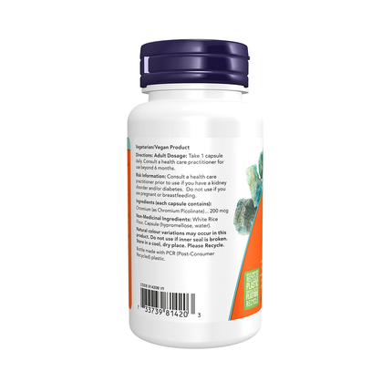 NOW - Chromium Picolinate 200mg | 100 Caps