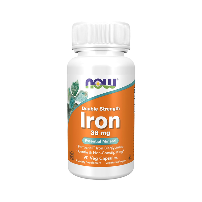 NOW - Iron Bisglycinate 36 mg | 90 Capsules