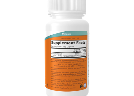 NOW - Iron Bisglycinate 36 mg | 90 Capsules