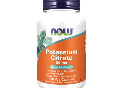 NOW - Potassium Citrate 99 mg | 180 Cap