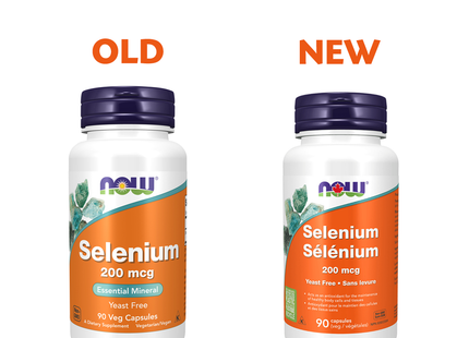 NOW Sélénium sans levure 200 mg | 90 capsules