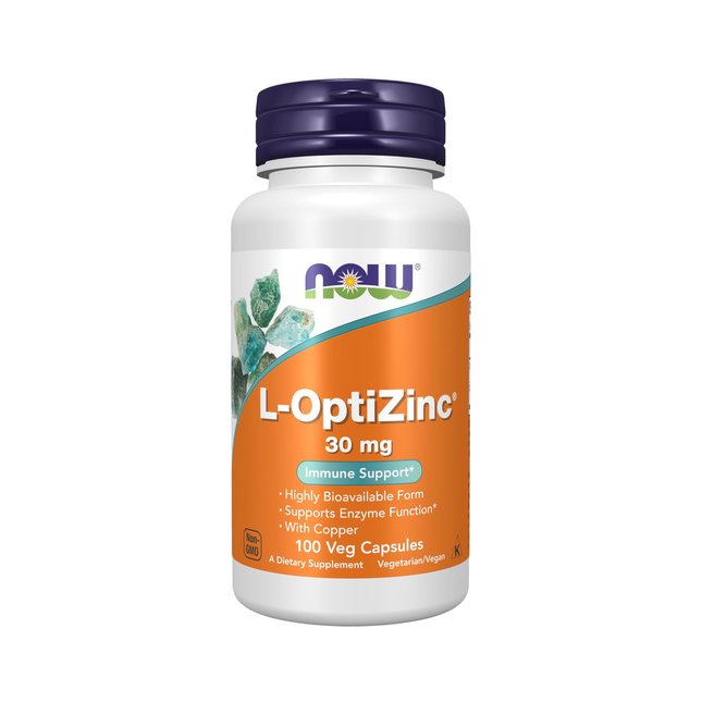 MAINTENANT - Opti-L-Zinc 30 mg + Cuivre | 100 gélules