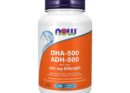 NOW - DHA-500 1000 mg | 90 gélules