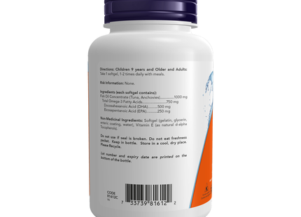 NOW - DHA-500 1000 mg | 90 gélules