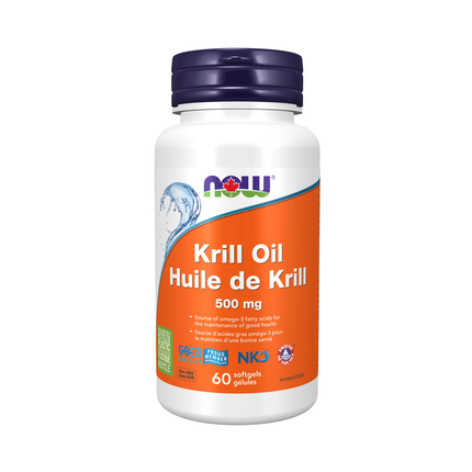 NOW - Huile de krill Neptune 500 mg | 60 gélules