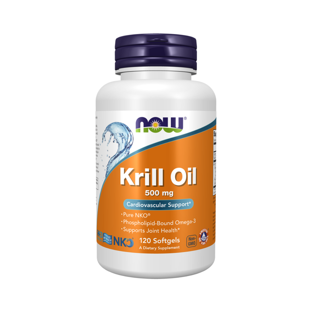NOW - Huile de krill Neptune 500 mg | 120 gélules