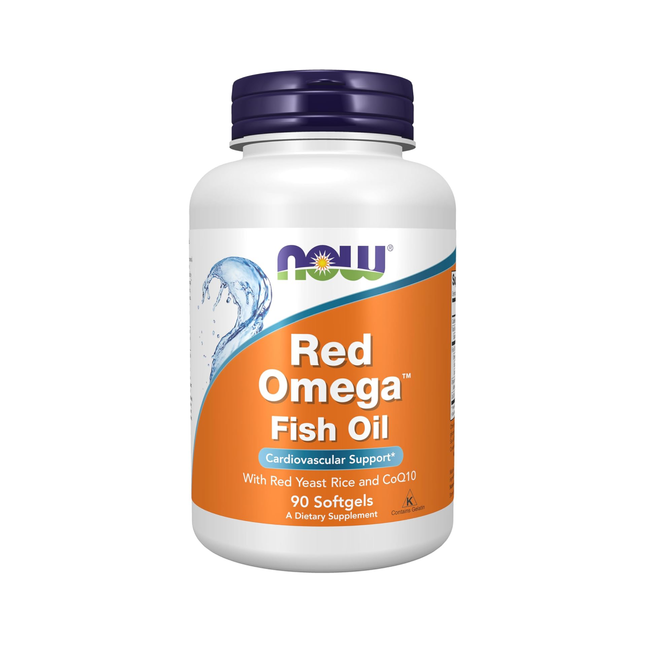 MAINTENANT - Oméga rouge 300 mg RYR+CoQ10+Oméga 3 | 90 gélules