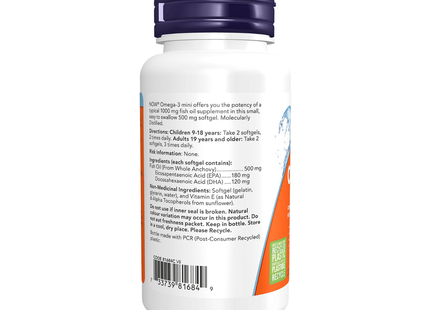 MAINTENANT - Oméga-3 Mini 500 mg | 90 gélules