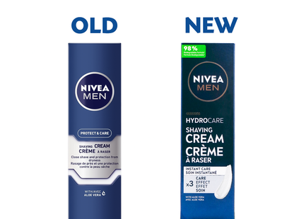 Nivea Men - Crème à raser Protect &amp; Care à l'aloe vera | 100 ml