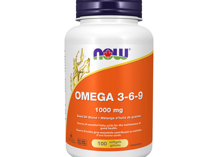 NOW - Oméga 3-6-9 1000mg | 100 gélules molles