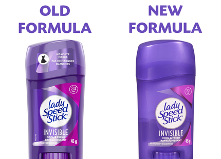 Lady Speed Stick - Invisible 72 Hour Antiperspirant, Cool & Fresh | 45 g