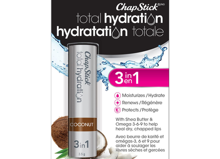 ChapStick - Hydratation Totale 3 EN 1 - Noix de Coco | 3,5g