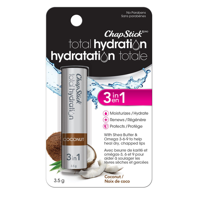ChapStick - Hydratation Totale 3 EN 1 - Noix de Coco | 3,5g